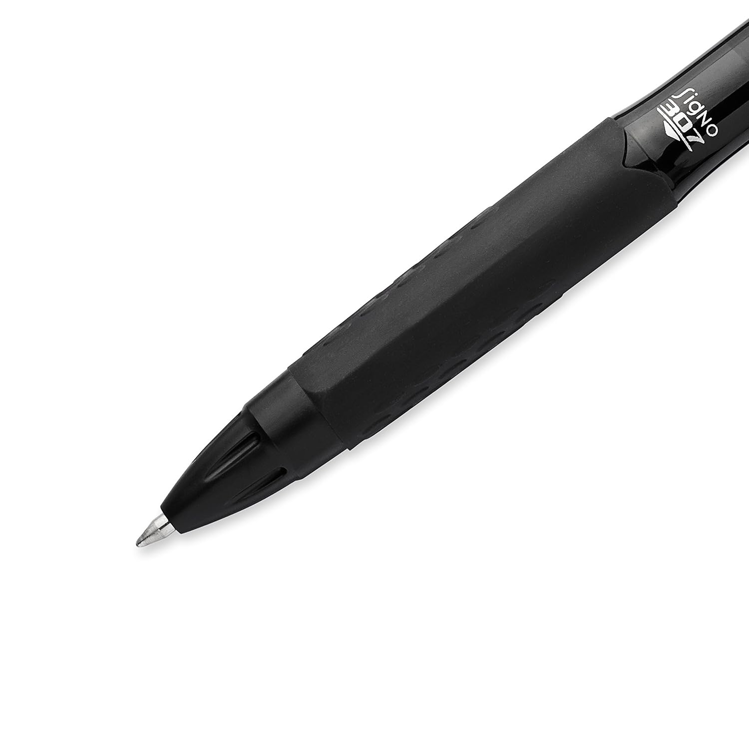 uni-ball 307 Retractable Gel Pens, Medium Point (0.7mm), Black, 12 Count