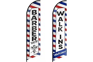 Barber Shop Sign 2-Pack: Unveil the Ultimate Marketing Tool to Attract Customers...