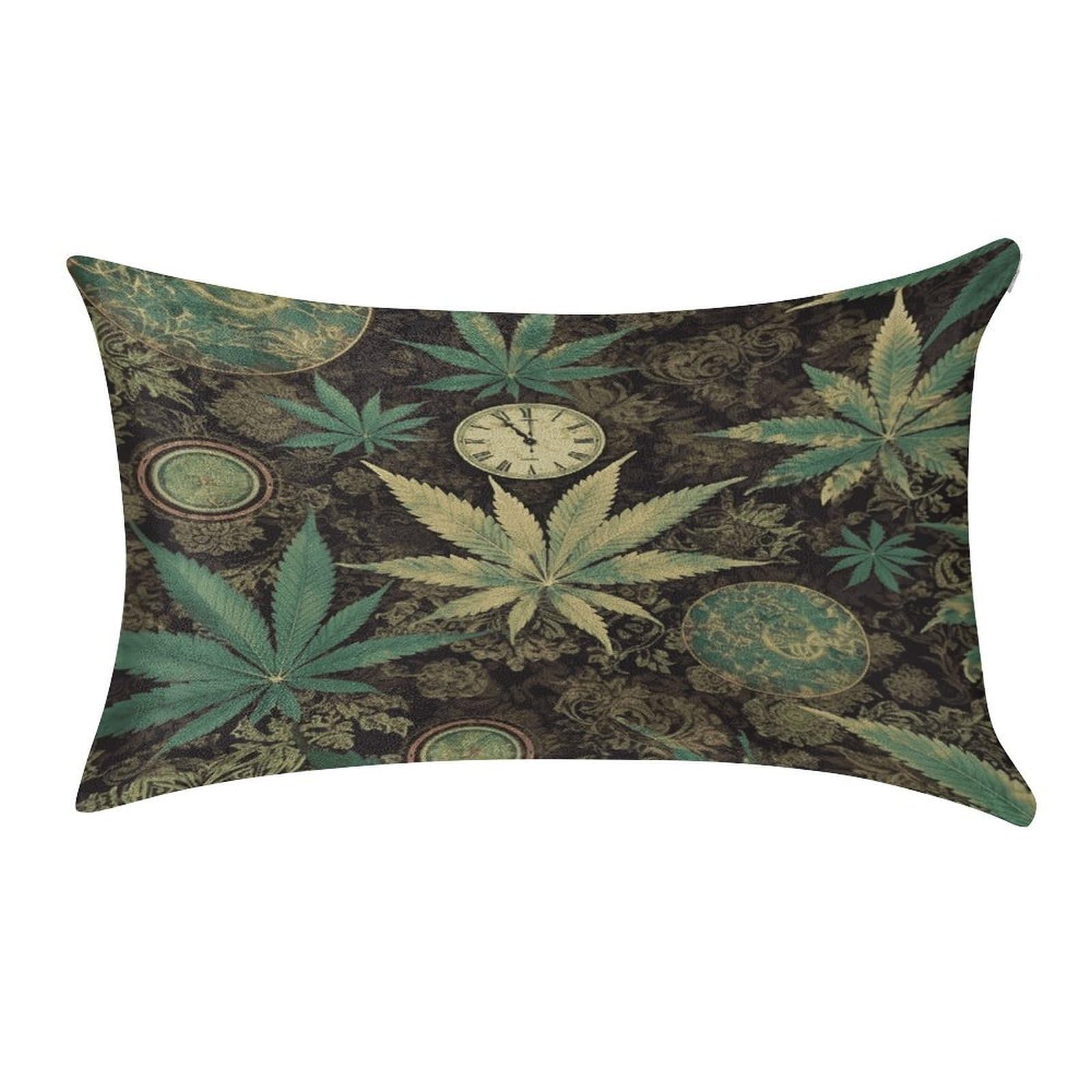 A Puff in Time Weed Marijuana Pillow Covers Home Decor Pillow Cases