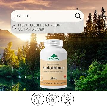 PROVITA Endothione | Glutathione Booster | Supports Natural L-Glutathione Production | Precursors with Zinc, Selenium & Probiotic | Detox Support | Immune Health | Liver Function | 60 Veg Capsules