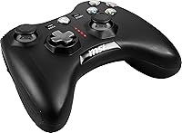 Vista 4 de msi Force GC30 V2 Black Wireless Gaming Controller, Dual Vibration Motors, Dual Connection Modes, Interchangable D-Pads, Compatible with PC & Android