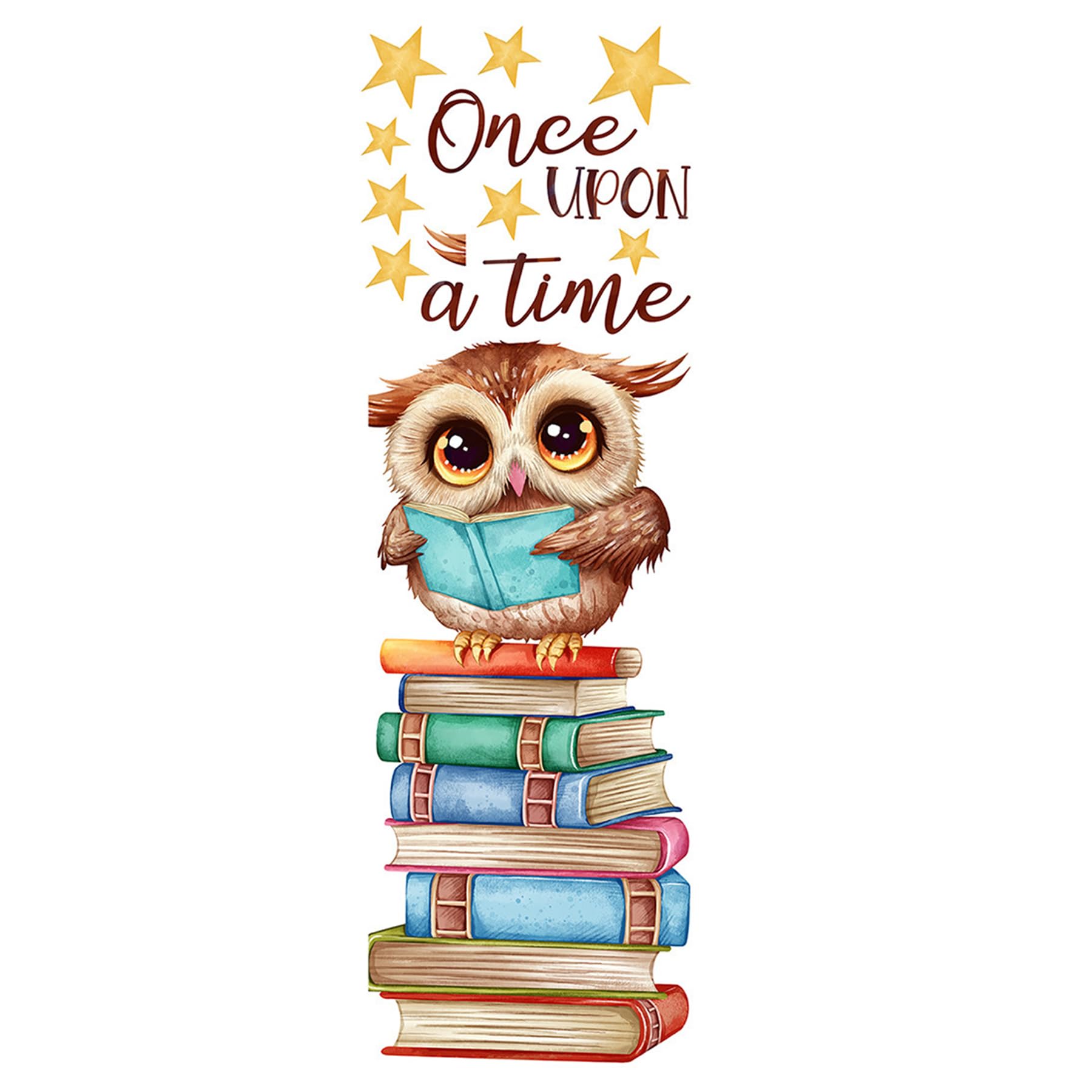 Wasise Reading Corner Decorations, Owl Wall Art, Reading Corner Sticker