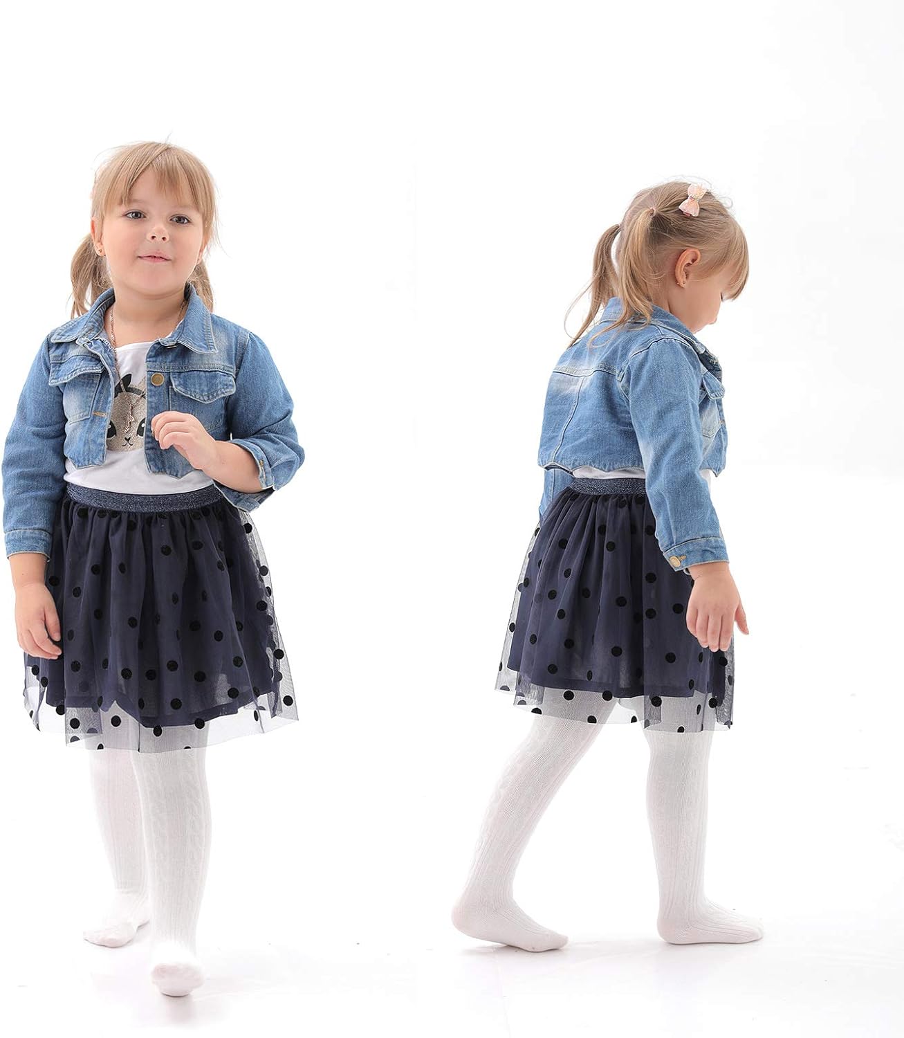 EPEIUS Baby Girl Tights Thick Cable Knit Leggings Stockings Cotton Pantyhose for Newborn Infant Toddler 3/4/5/6 Pack - Image 4