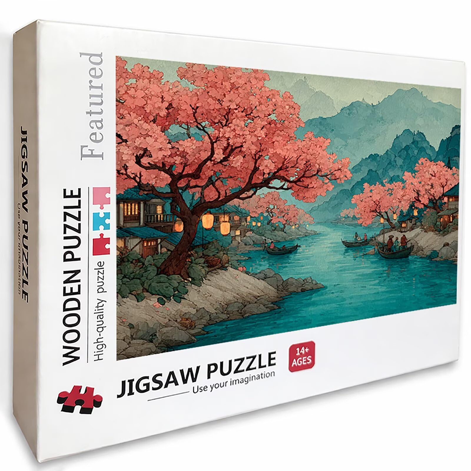 Paysage Puzzle 2000 Pièces Adultes, Puzzle Bois 99x70cm, Adultes Jeu éducatif Défi énigme avec Une Boîte d'emballage Exquise, Jeu Relaxant Détente Collection, Decoration Chambre, (Cottagee) I-4822