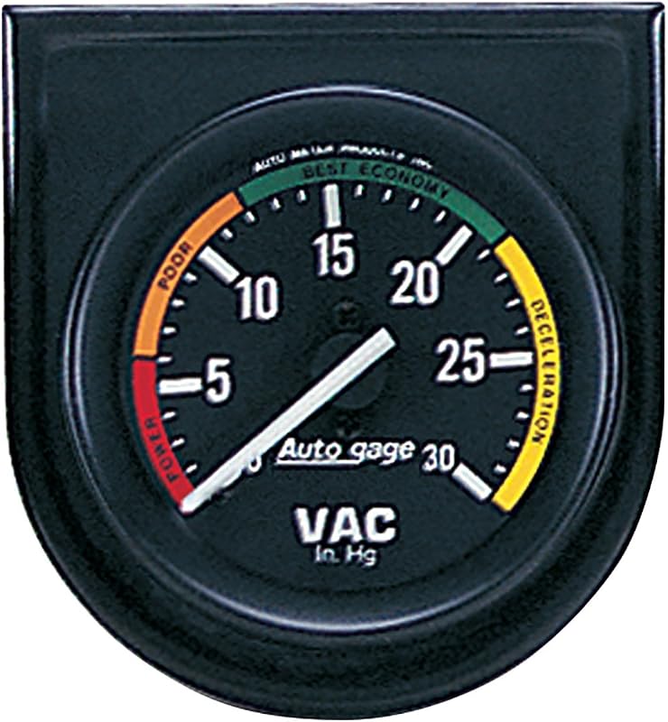 Manômetro de vácuo AUTO METER Autogage 2337 com painel – 1 unidade