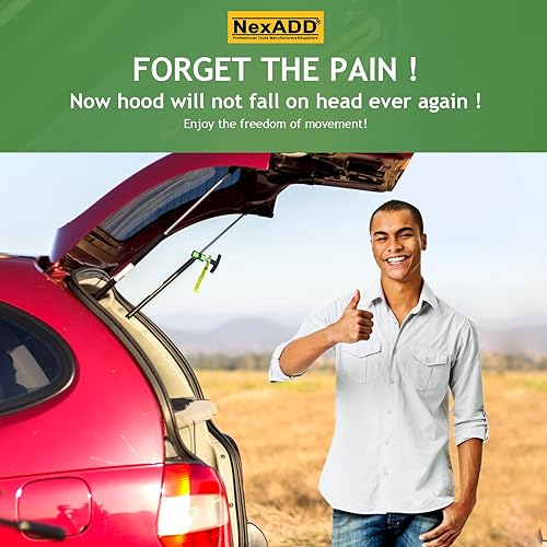 Miniatura 2 de Pinza de bujía para capó de automóvil de 0.55 pulgadas con punta de latón, soporte universal para puntal de capó, abrazadera de soporte de