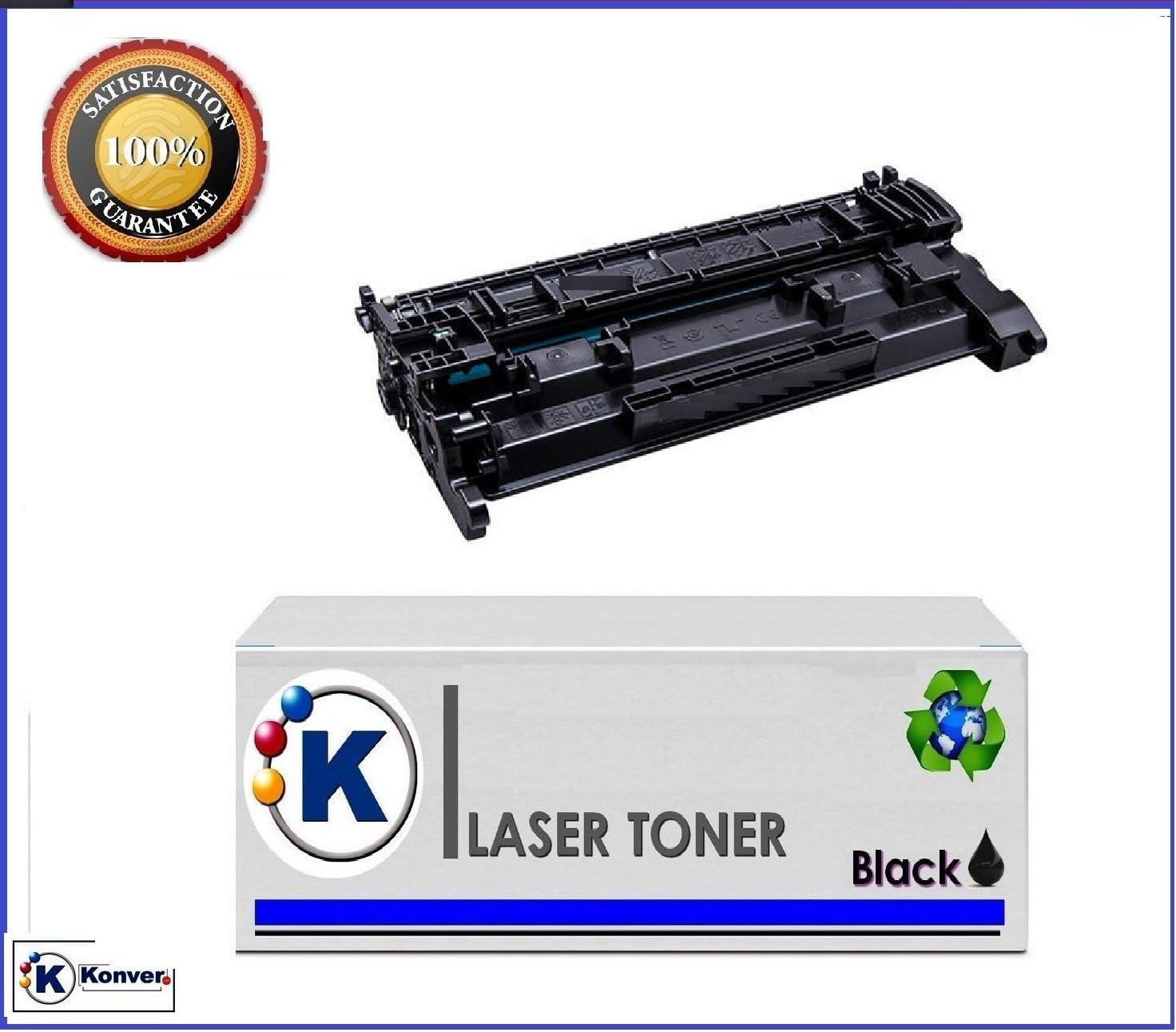 Konver Compatible Toner for LaserJet Printer Pro M402 – kcf226 a replaces Toner no. 26 A, cf226 a