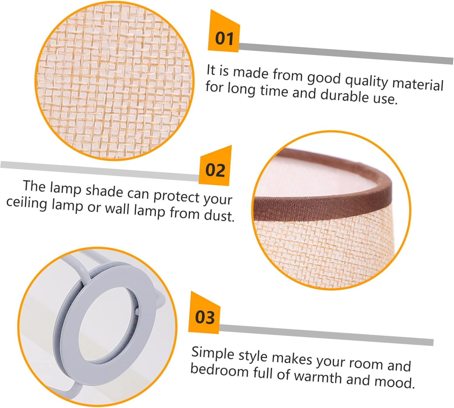 Gadpiparty Versatile Light Shade Lamp Cover for Wall Floor Ceiling Lights Home Decor