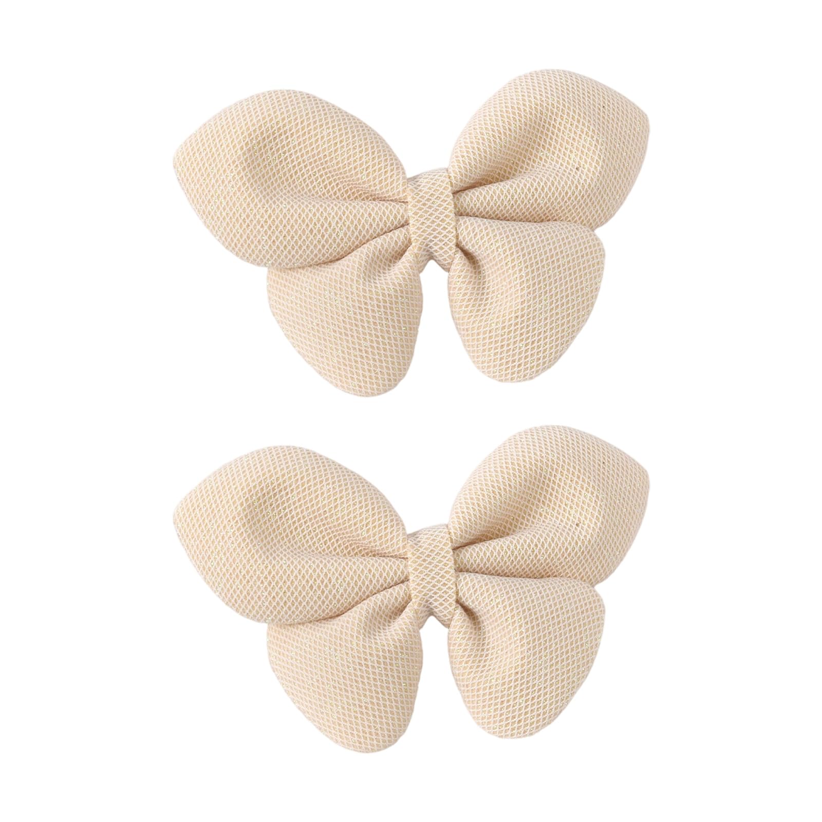 Carotoe Apricot 2Pcs Curtain Tieback Sweet Bows Window Curtain Bind Holdback Buckles Clips Drapery Holders Decorative Curtains Holdbacks Tiebacks For Drapes