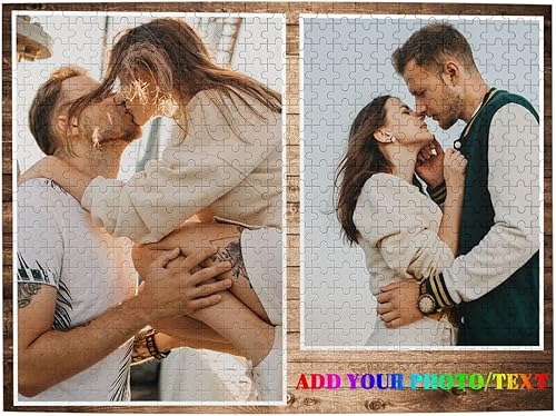 Rompecabezas personalizados a partir de fotos, rompecabezas personalizados de fotos 1000500 piezas, regalo para amantes de la familia, cumpleaños,