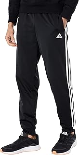 Mens Essentials Warm-up Tapered 3-Stripes Track Pants
