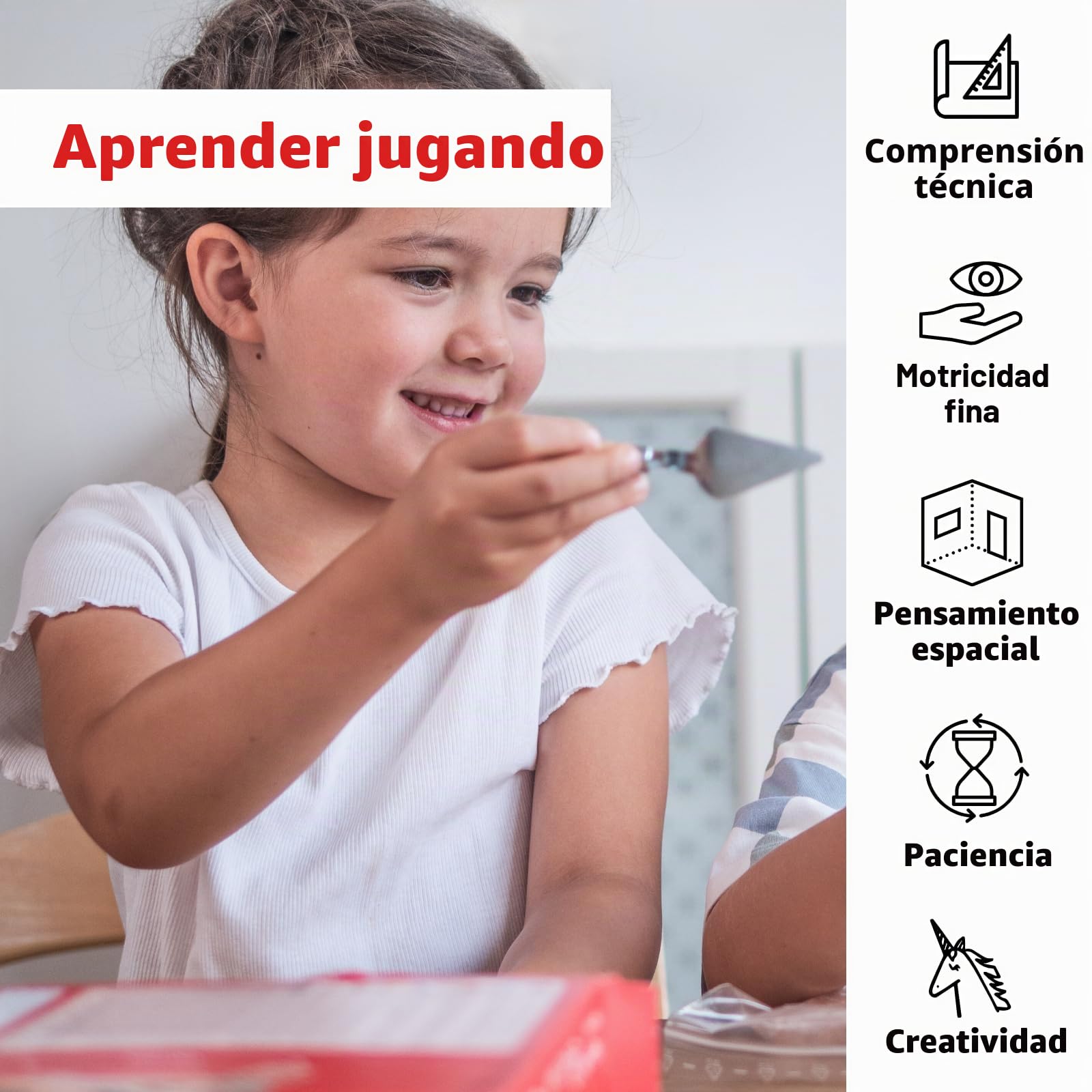 Teifoc Historic House - Juego de construcción de Ladrillos de 370 Bloques de construcción, Juego de montacargas y Juguete de construcción Stem