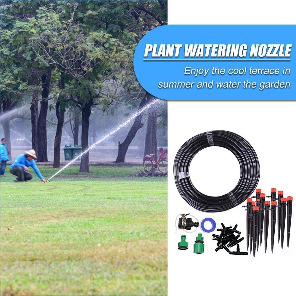 25M Fai da Te irrigazione Goccia a Goccia Sistema di innaffiatura del Giardino Innaffiatura Automatica del Tubo Flessibile Regolabile Micro Dripper Giardino del corredo irrigazione Kit