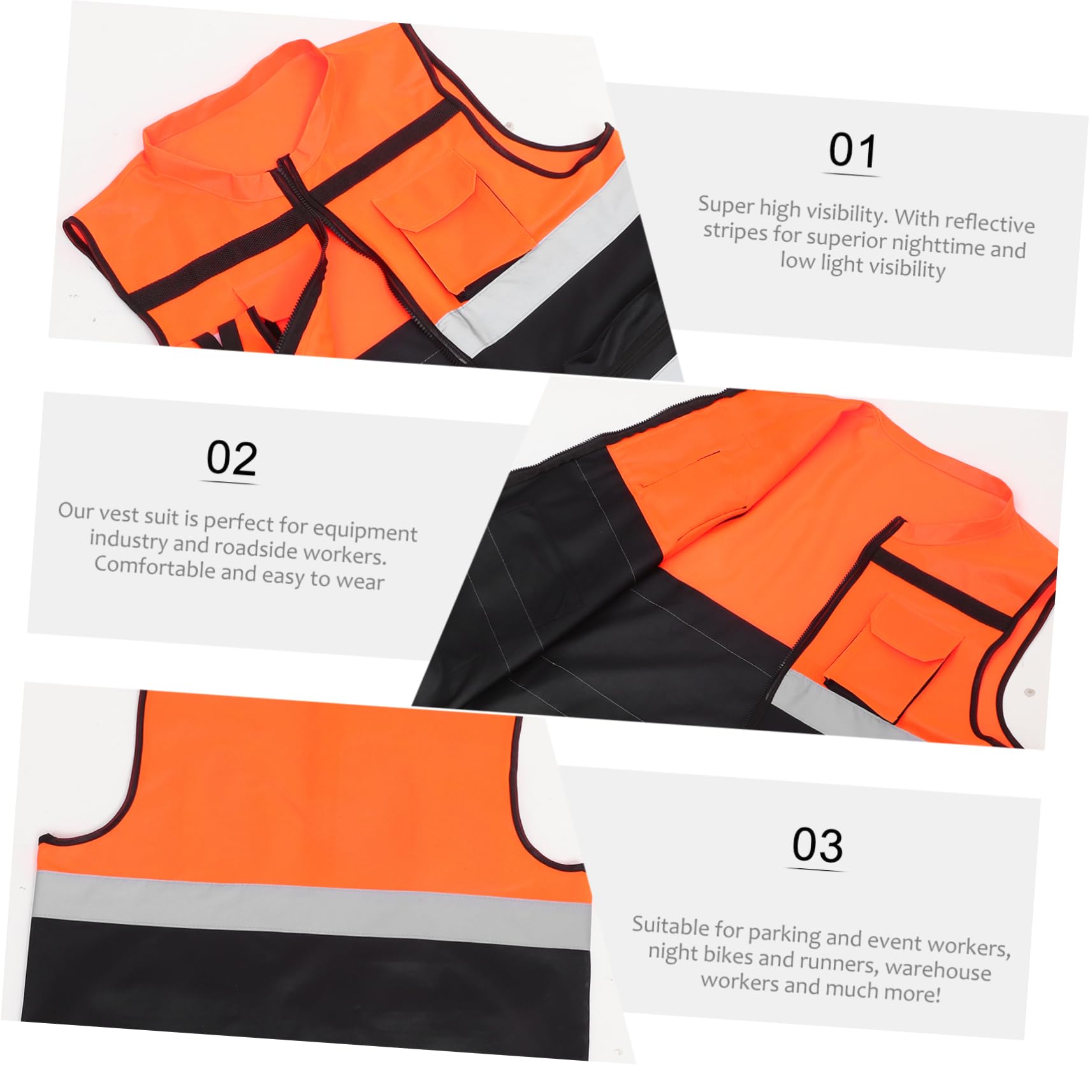 Gatuida Chaleco reflector ciclismo correr chaleco reflexivo visibilidad equipo reflectante para caminar chaleco reflectante deportivo chaleco reflectante hombre tela de nailon