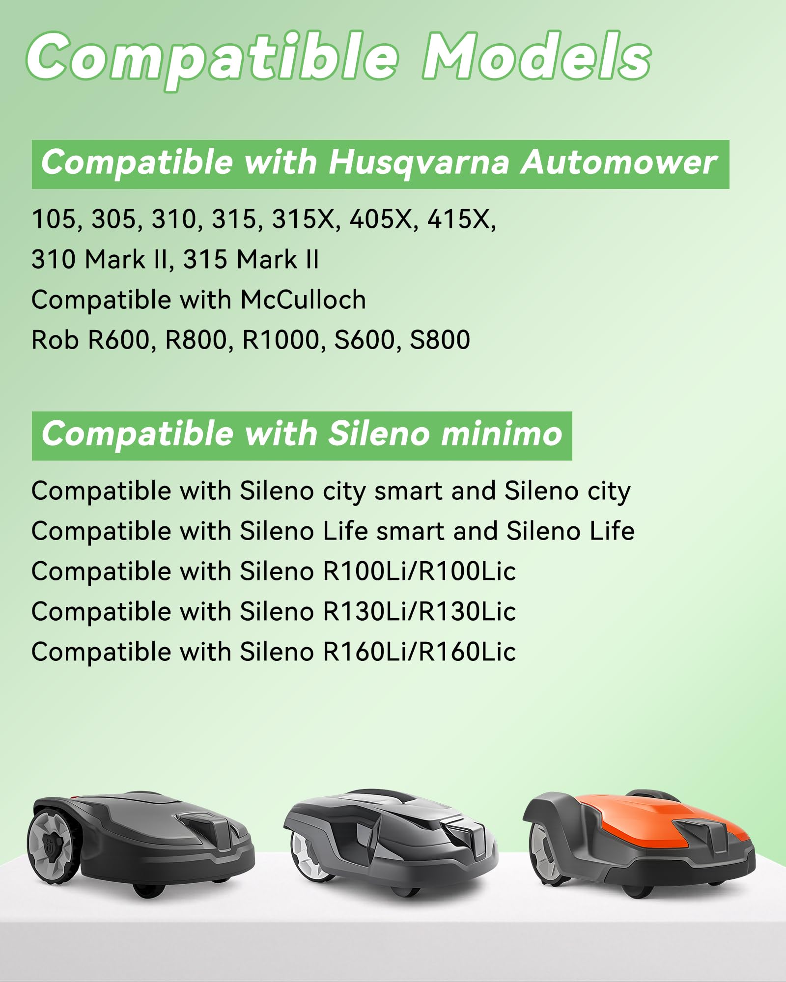 Cargador 28V 1,3A Compatible con Husqvarna Automower 105, 305, 310, 315, 315X, 405X, 415X, 310 Mark II, 315 Mark II, Gardena R50Li, R70Li, R80Li, Sileno City, Life, Minimo Robot Cortacésped