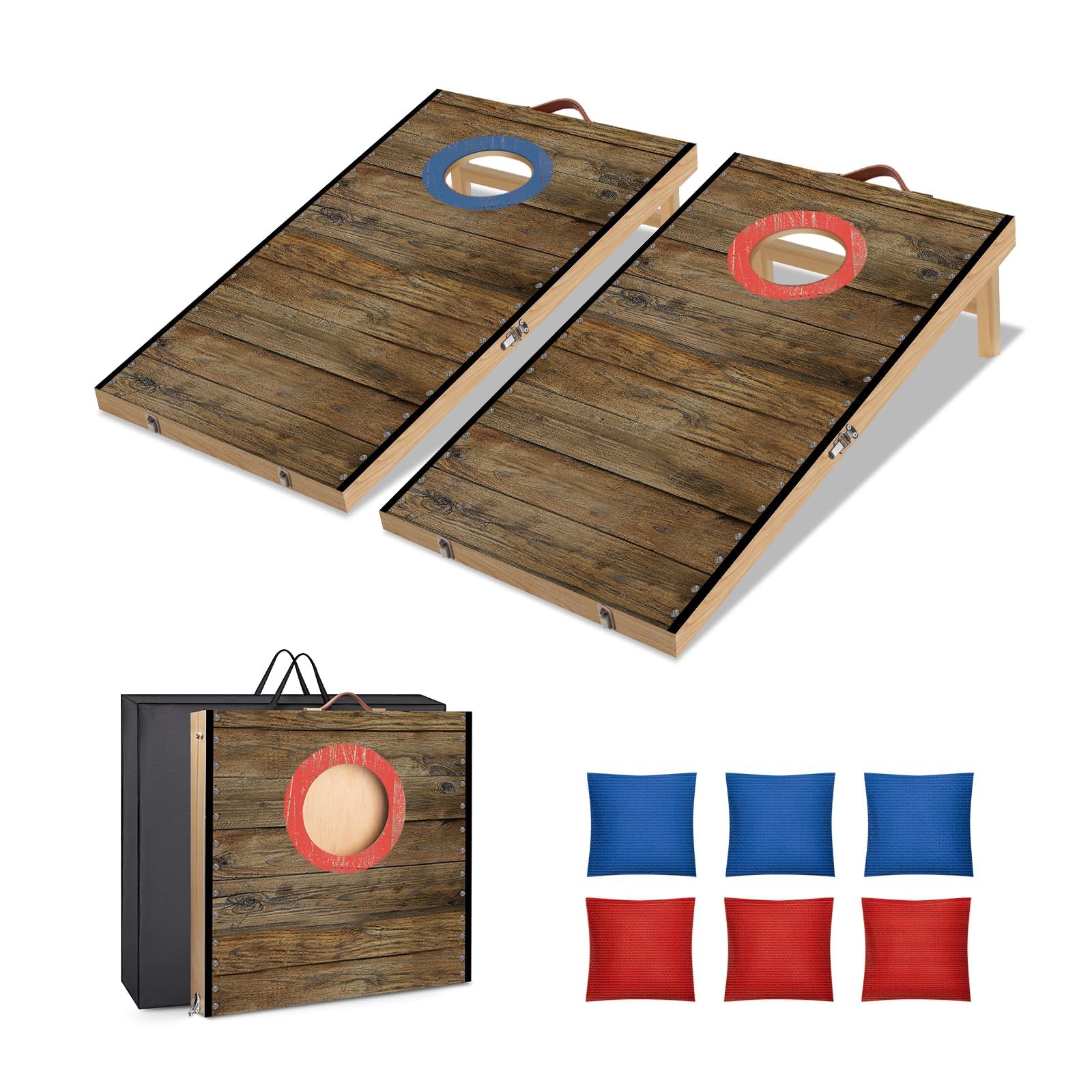 Water & Vuur Cornhole Spel | Inclusief 8 Gratis Zakjes - Cornhole Nederland