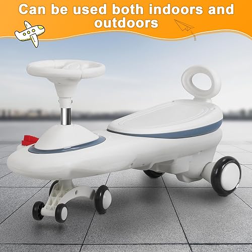 Miniatura 9 de Wiggle - Coche eléctrico para niños, 6.7 V N7 Pro con pedal, auto eléctrico 2 en 1 con luz intermitente y música, ruedas intermitentes silenciosas,