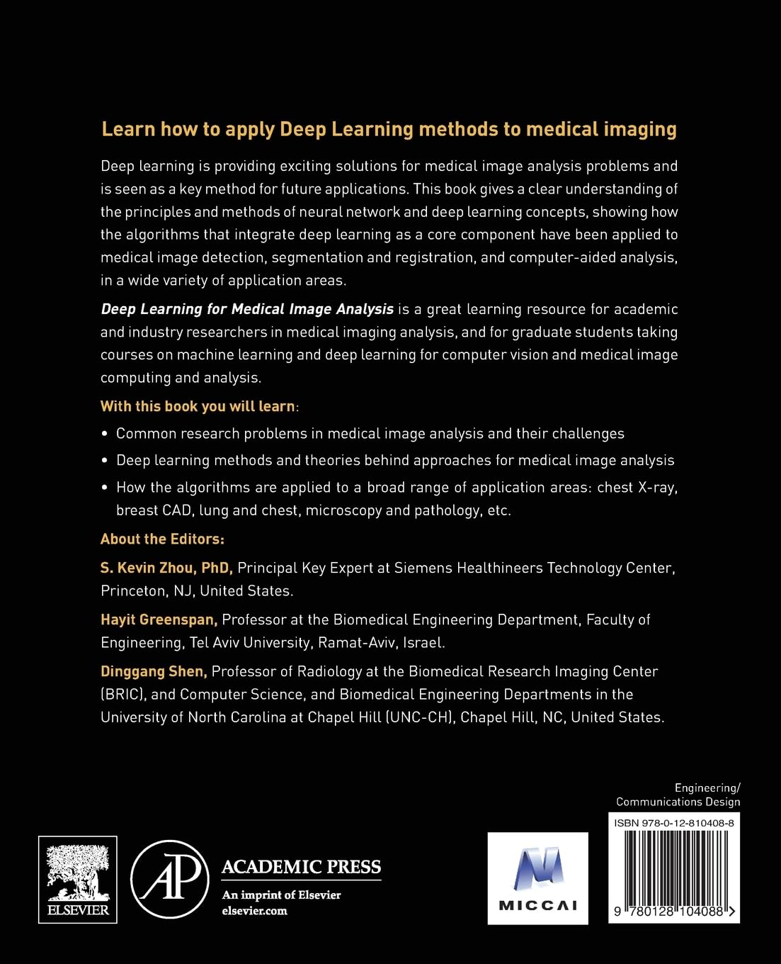 Deep Learning for Medical Image Analysis (The MICCAI Society book Series)