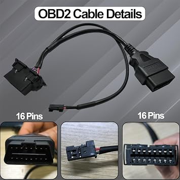 OBD2 Security Bypass Cable, Highways Security Gate Bypass Cable for Coding, Diagnostics & Programming, Adapter OBD2 Connector