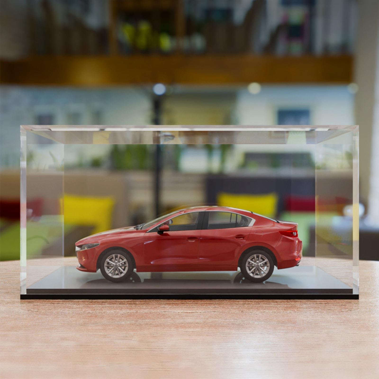 Vitrina Acrílica a Escala 1/24, Soporte de Exhibición para Maquetas de Coches Y Recuerdos.