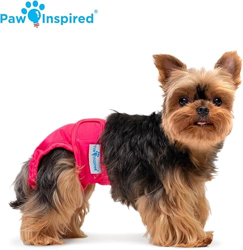 Miniatura 5 de Paw Inspired Pañales lavables para perros  Pañales reutilizables para perros  Pañales para perras  Pañales absorbentes para perros  Pañal para