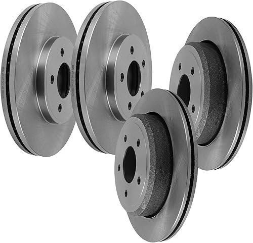 Miniatura 695 de SCITOO Juego de 2 frenos de freno ranurados traseros para Chrysler Town & Country, 08-16 para Dodge Grand Caravan, 09-13 para Dodge Journey, 12-15