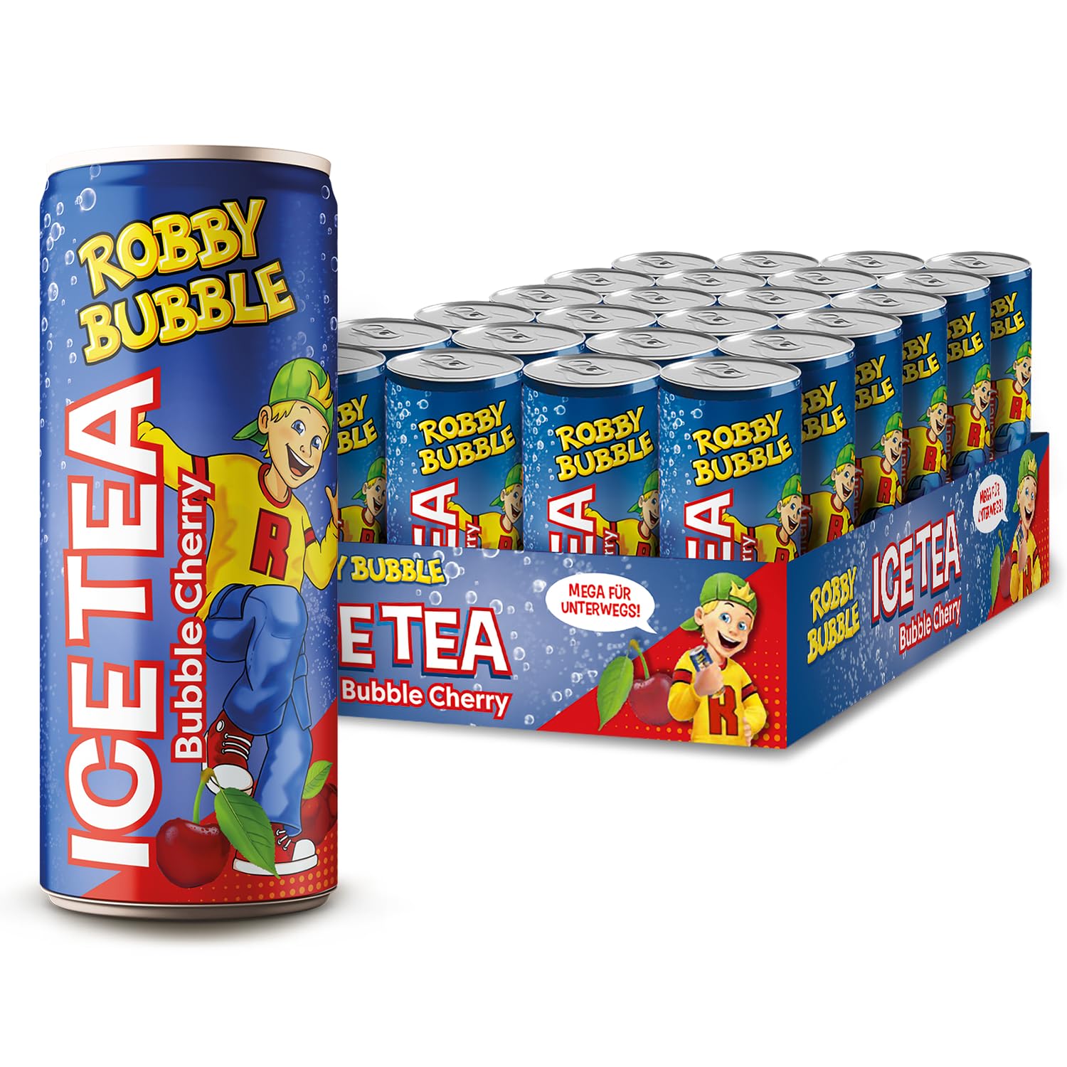 Robby Bubble Ice Tea Bubble Cherry (24 x 0,25 l)