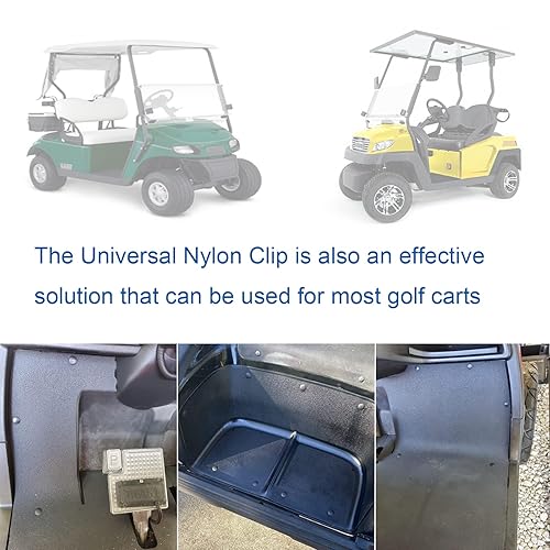 Miniatura 5 de OAUTOO 50 piezas de repuesto para guardabarros y protector de parachoques para Chrysler Jeep AMC 6030441, Ford Lincoln Mercury W705589-S