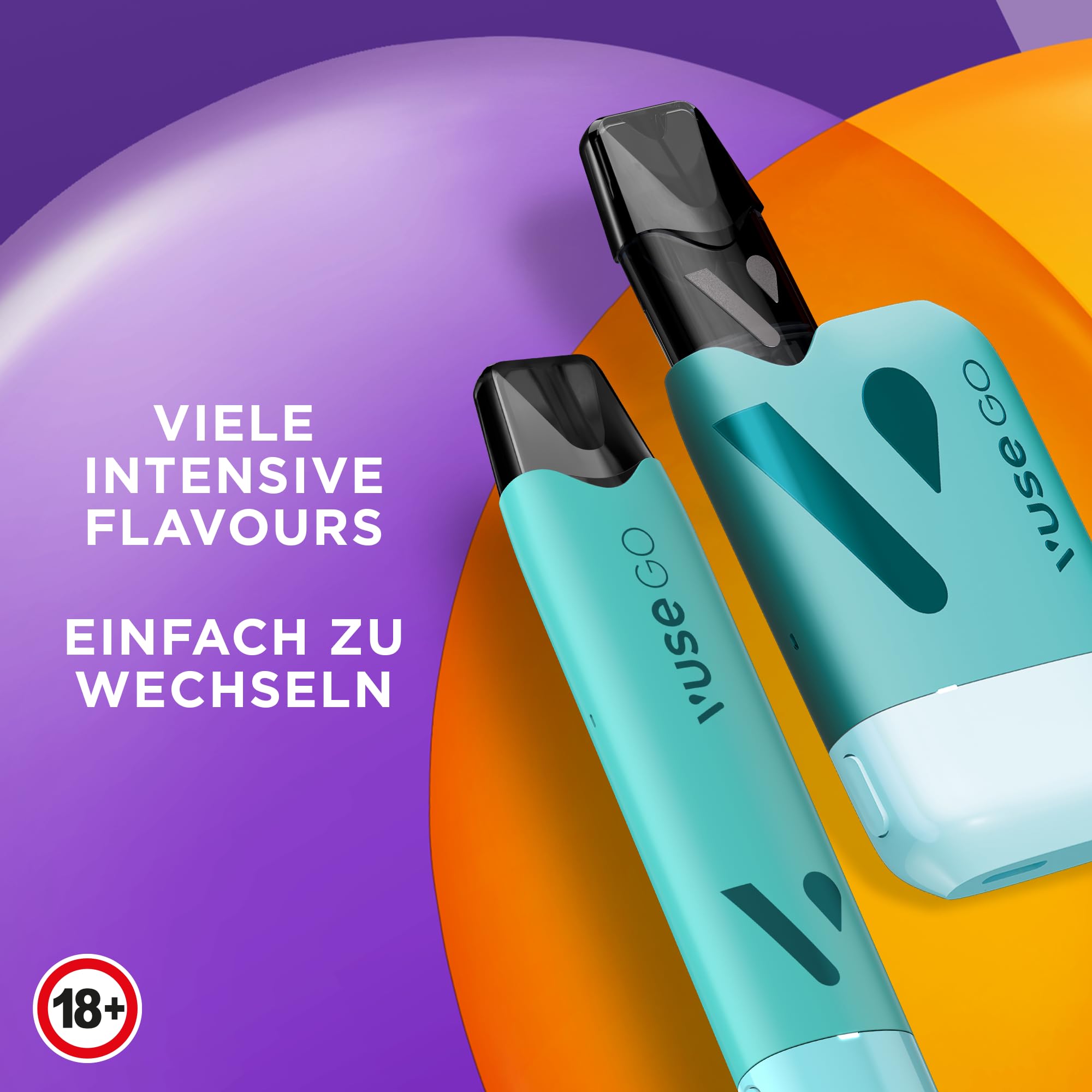 elfbar elfa kaufen VUSE Go Reload Starter Set mit Zugautomatik, USB-C Kompatibilität