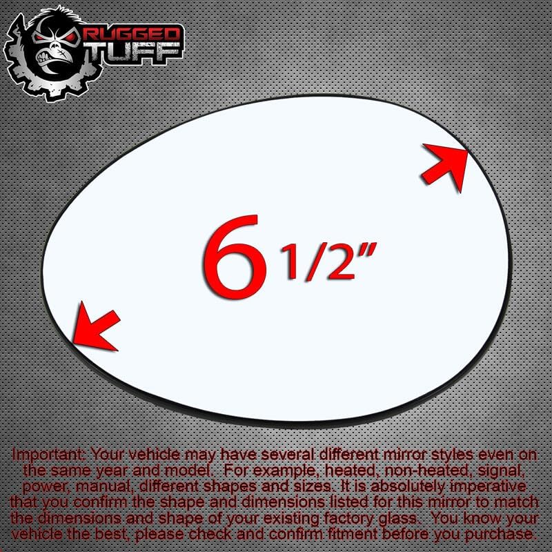 Miniatura 6 de Montaje de cristal del espejo lateral del conductor con placa de respaldo de plástico calentada compatible con Mini Cooper 2007-2015, Countryman