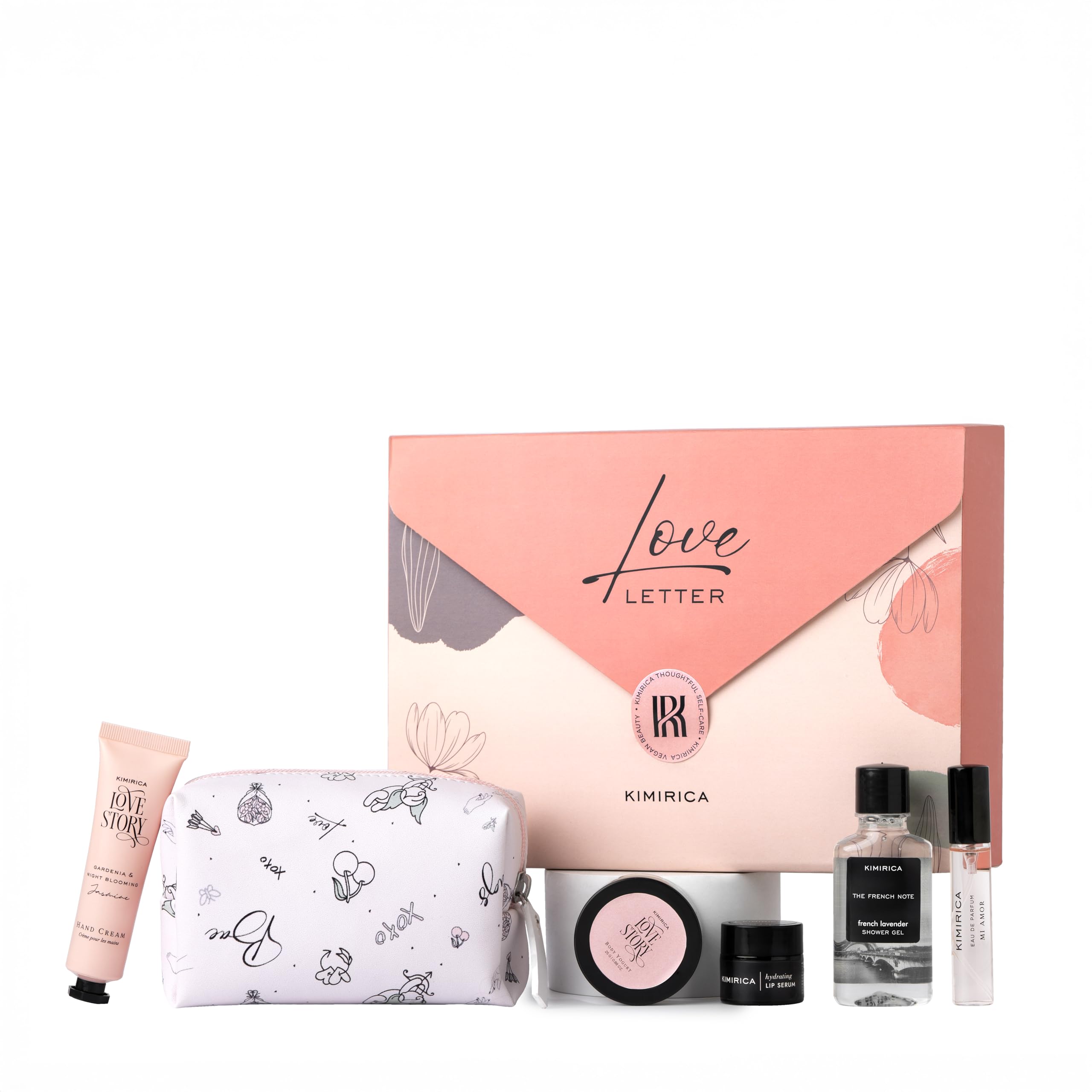 Kimirica Bath & body Gift Set Love Letter Gift Box For Women's & Girl's|Perfect Self Care Gift Set's For Anniversary, Birthday |Pack of 6-image-32