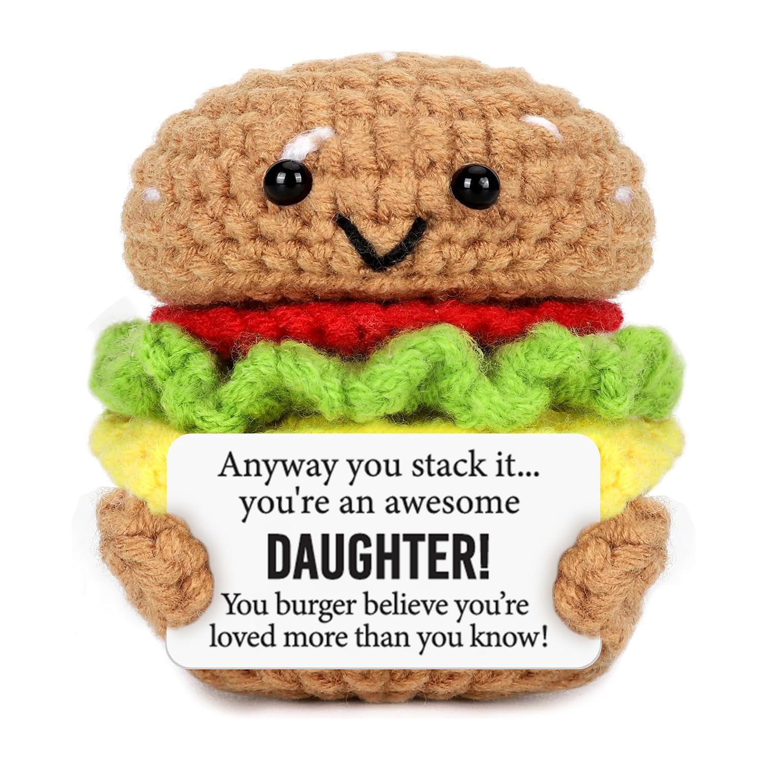 Crochet Burger Desk Decor