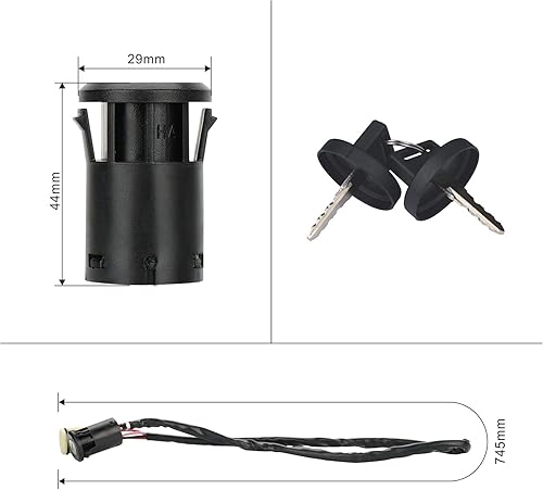 Miniatura 2 de MaySpare Interruptor de llave de encendido para Honda ATV TRX420 TRX 350 TRX450 FOREMAN TRX350FM 4x4 2000-2006 impermeable
