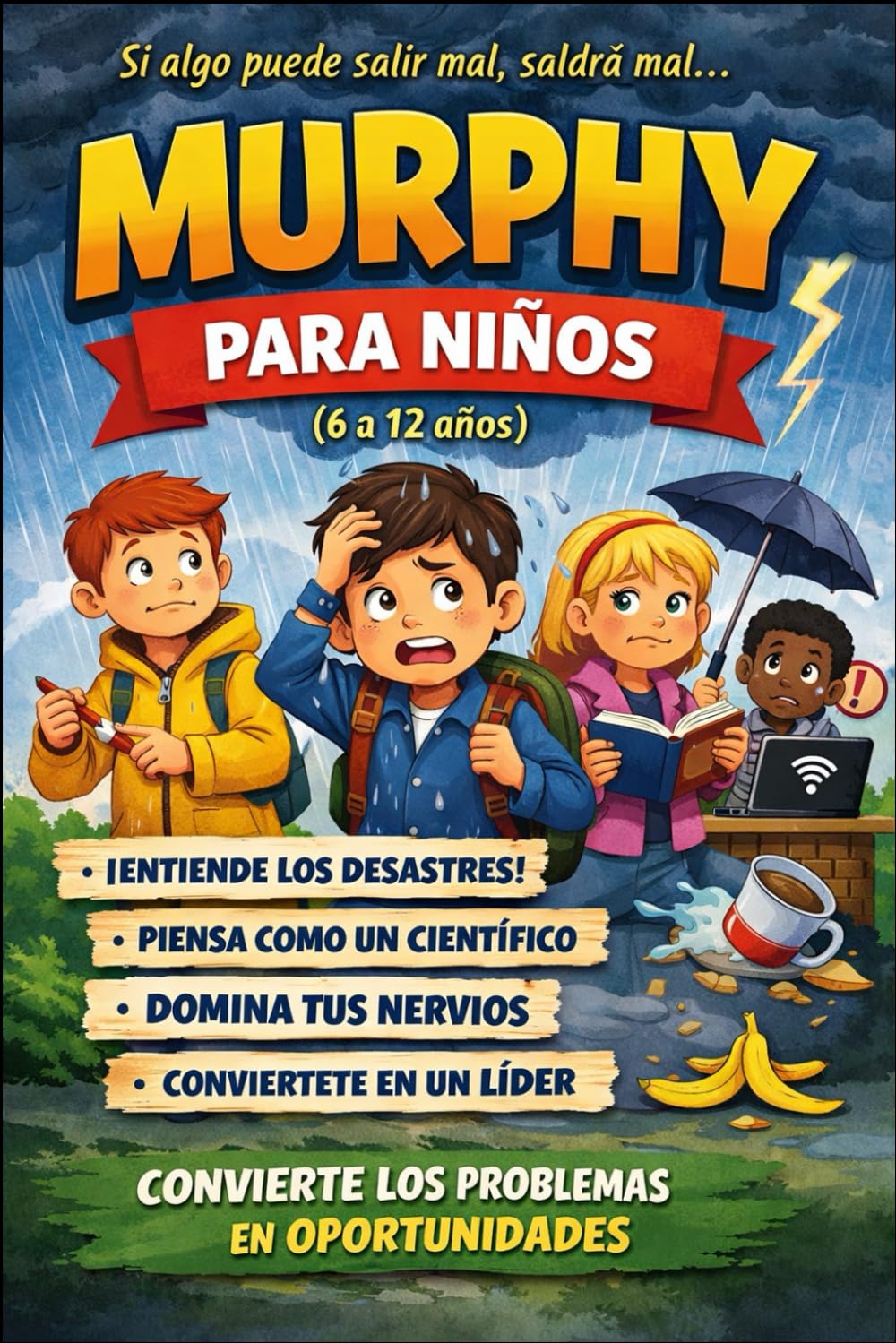 Murphy Para Niños (6 a 12 años): La Guía Scarily Accurate Para Junior Leaders Cuando Las Cosas Salen Mal