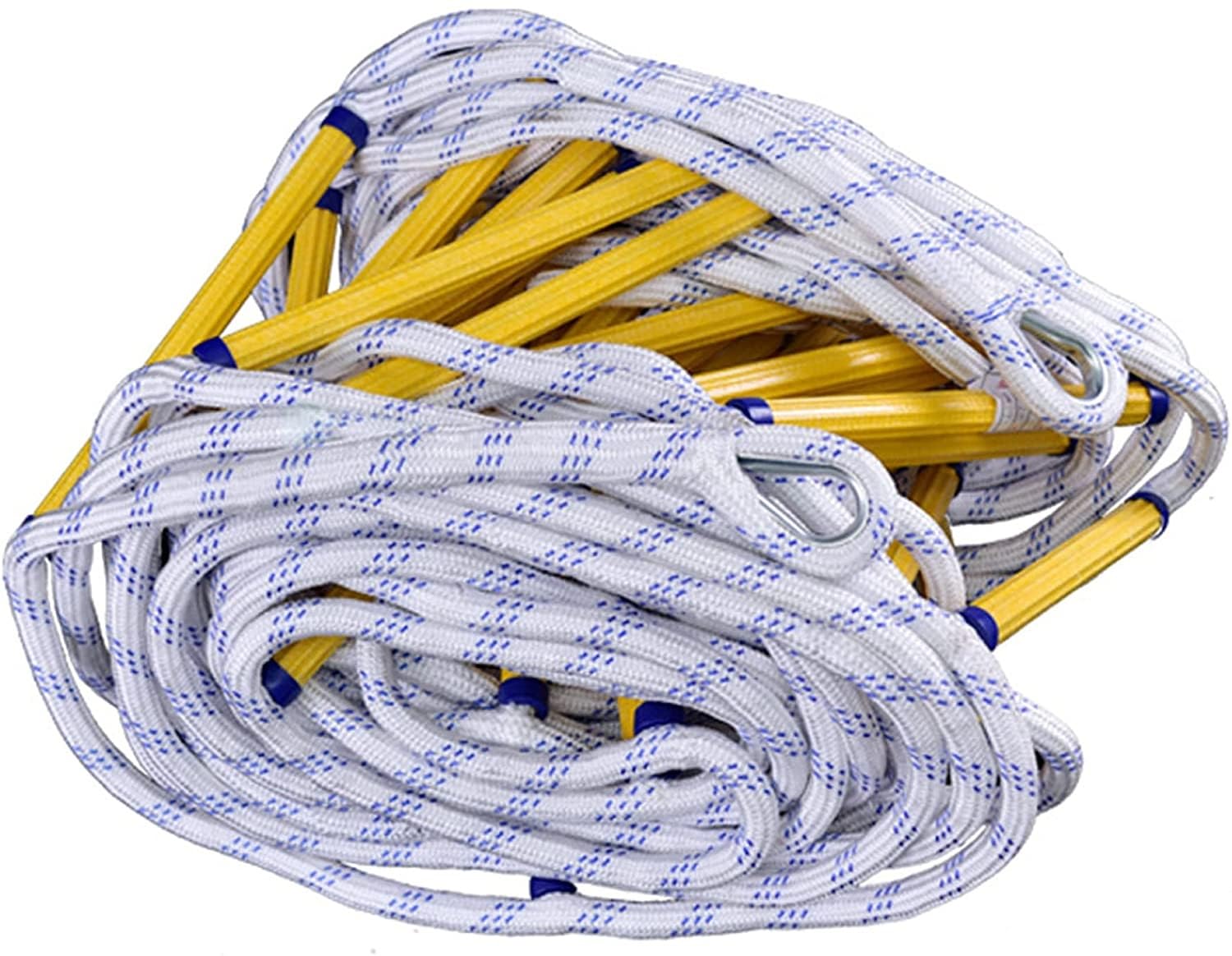 Rope ladders, Soft with Carabiners,for and Adults Escape/Rope Diameter:20mm/30m/98.4ft(30m/98.4ft)