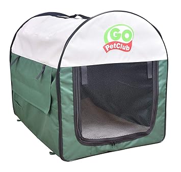 Go Pet Club Soft Portable Pet Crate - Green - 48 Inch
