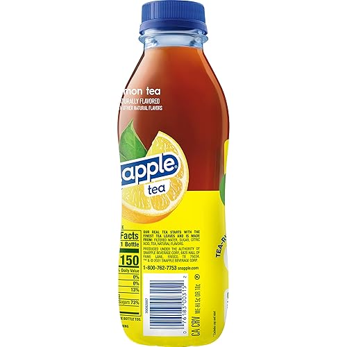Miniatura 7 de Snapple Té de limón, botella de plástico reciclado de 16 onzas líquidas, paquete de 12