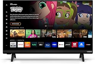 VIZIO 24-inch D-Series Full HD 1080p Smart TV with Apple AirPlay and Chromecast built-in, Screen Mirroring for Second Screens, & 150+ Free Streaming Channels, D24f-J09, 2021 Model