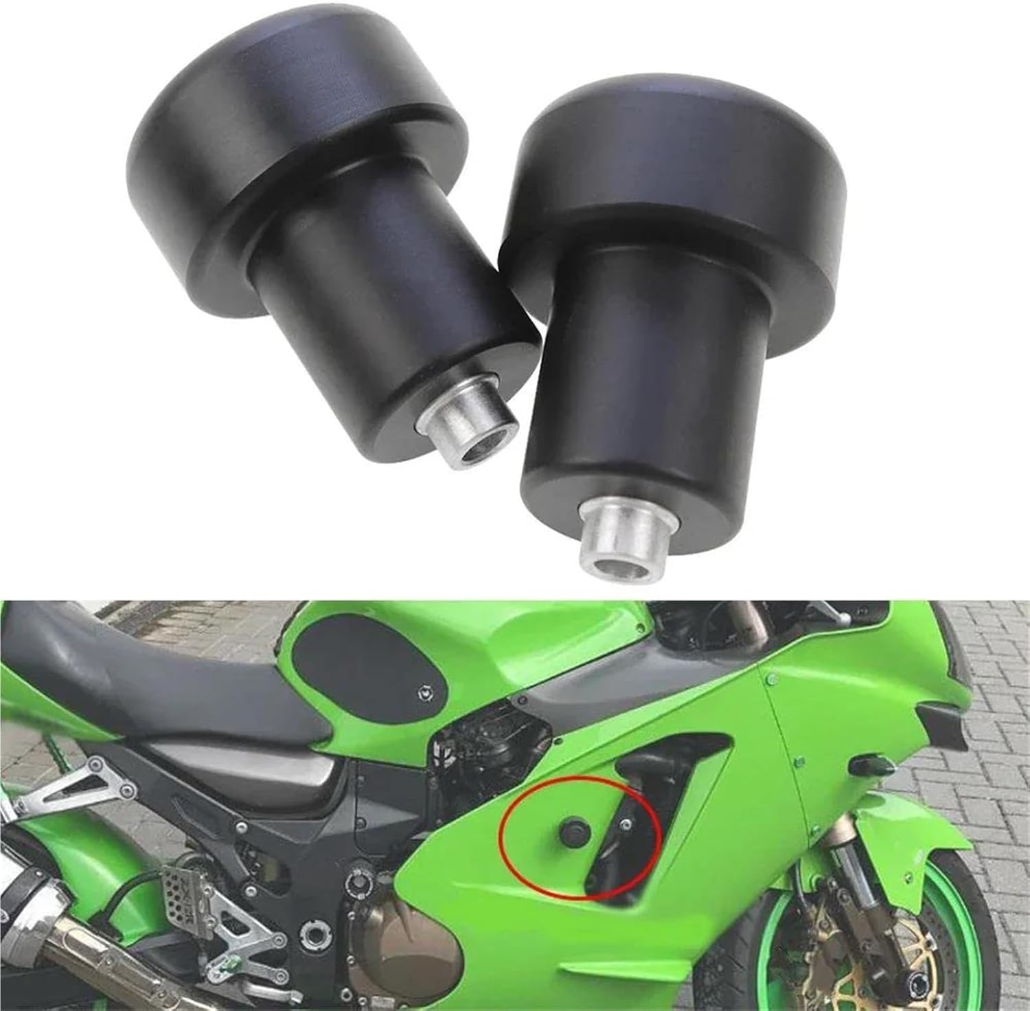 バイク用 エンジンスライダー に適合する ZX6R に適合する ZX-6R 2009