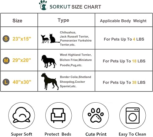 Miniatura 6 de 1 paquete de 3 mantas para cachorros, súper suaves y cálidas, manta gris con bonito estampado, manta de vellón esponjoso para mascotas, manta de