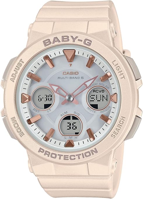 CASIO Baby-G BGA-2500 電波ソーラー　ホワイト GAW-100B-1AJF×BGA-2500-7AJF | CASIO