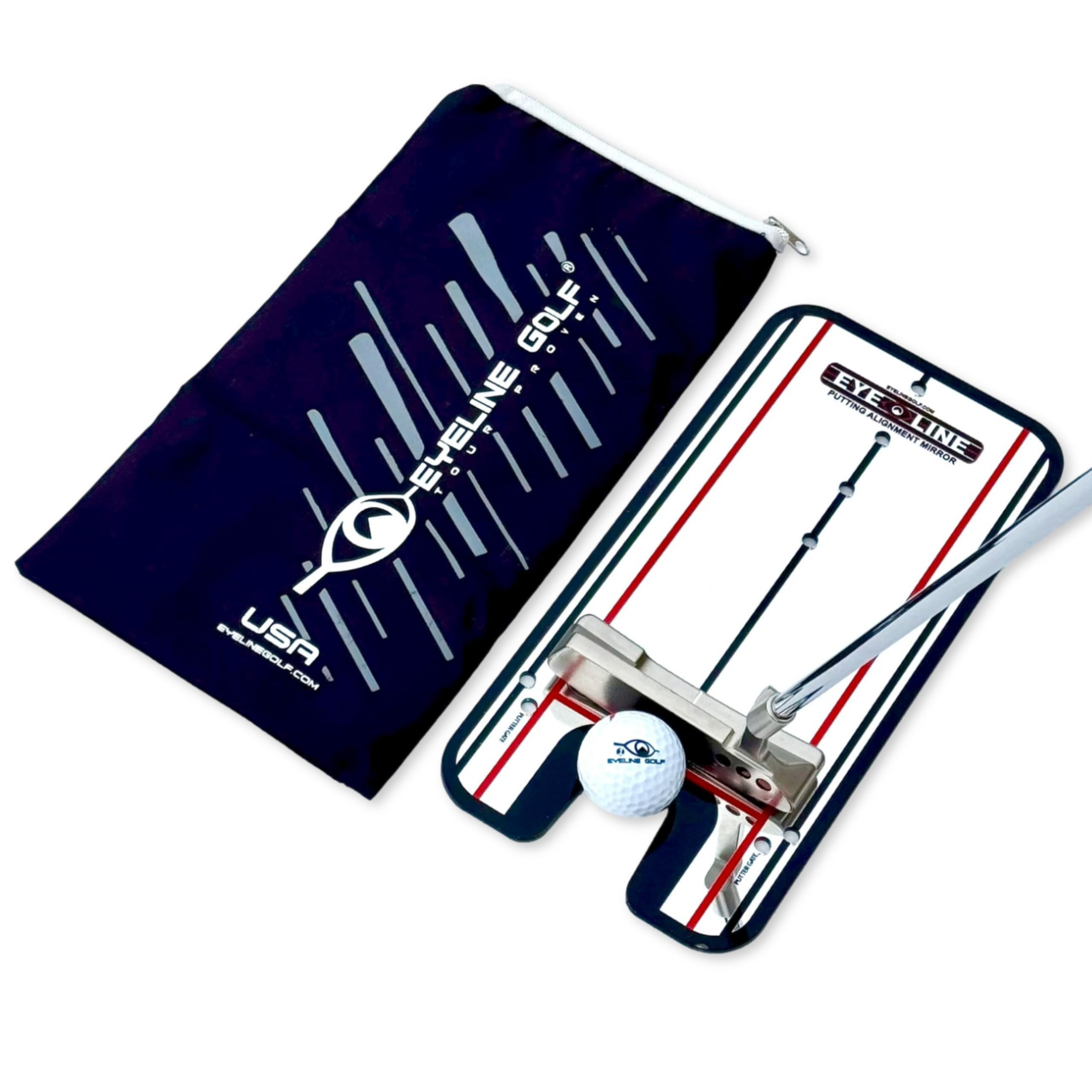 EyeLine Golf Putting Alignment Mirror, Portable Practice Putting