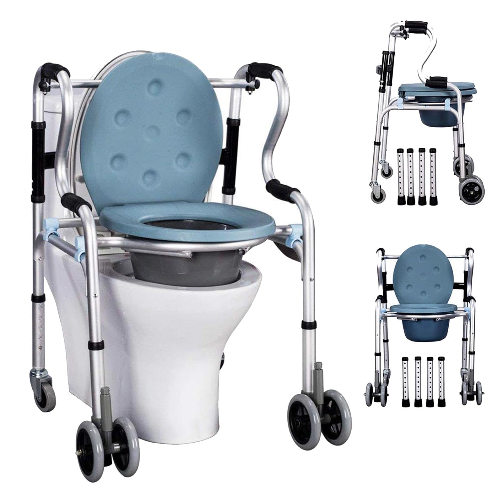 Chaise de toilette pliable et imperméable pour sécuriser la salle de bain