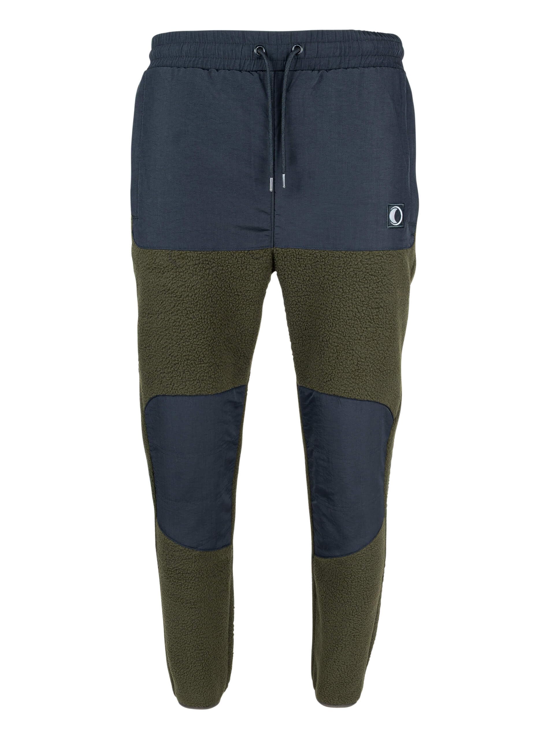 Speero Mens Sherpa Fleece Joggers Green Large
