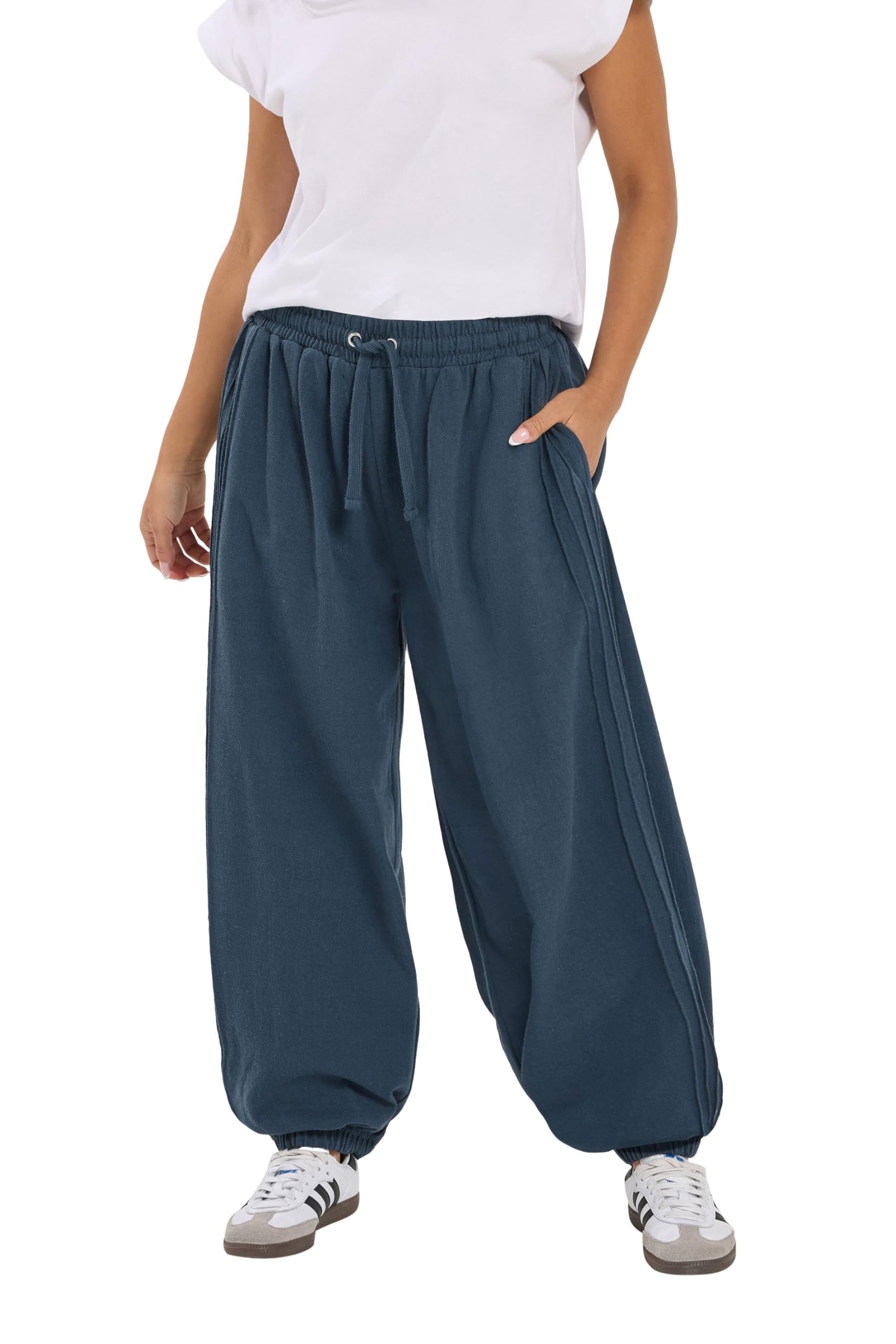 PixieGirl Women's Joggers - Blue - Size 8S
