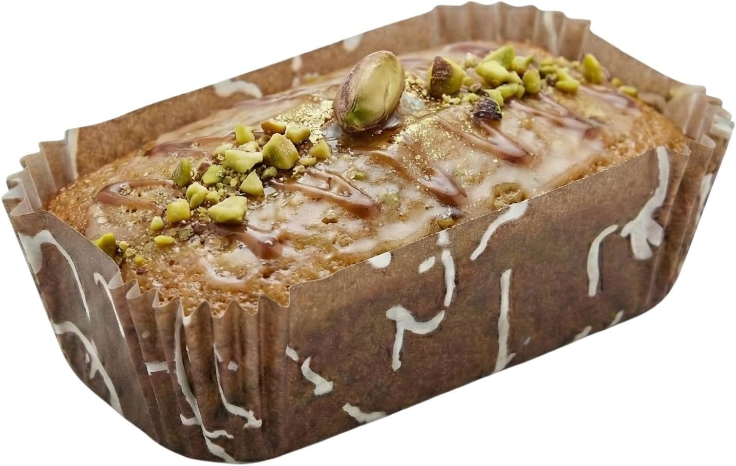 Restaurantware Panificio 4.5 Ounce Baking Cups 200 Ridged Cupcake Liners - Oven-Ready Freezable Brown And White Paper Muffin Cases Disposable Chocolate Wisp For Wedding Parties Baby Showers