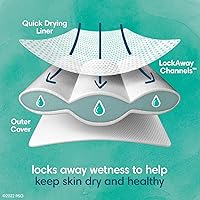 Vista 3 de Pampers Pure Protection - Pañales prémium desechables e hipoalergénicos para bebé, talla 2, 74