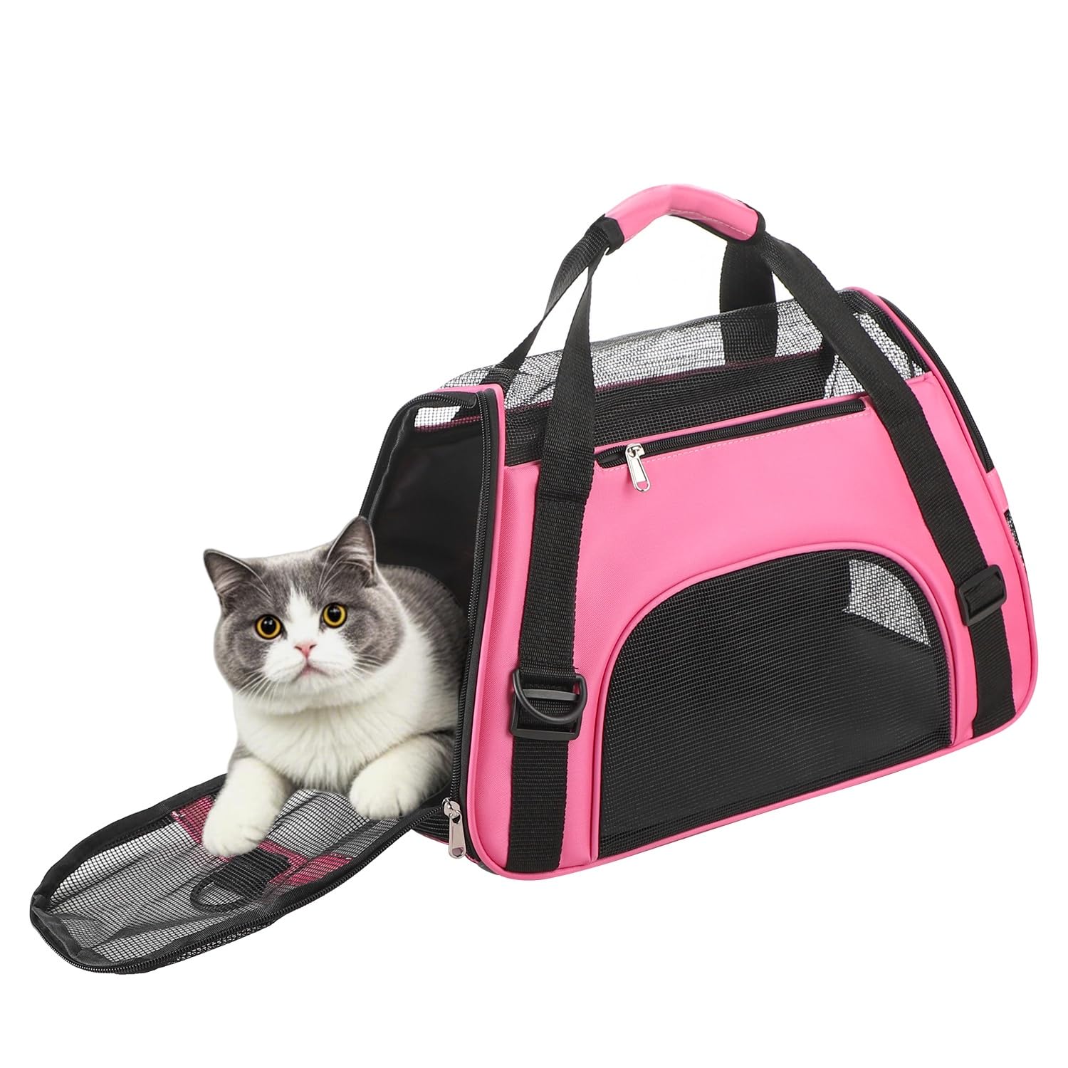 Hundetasche Netzgewebe Atmungsaktiv Katzentransportbox Faltb