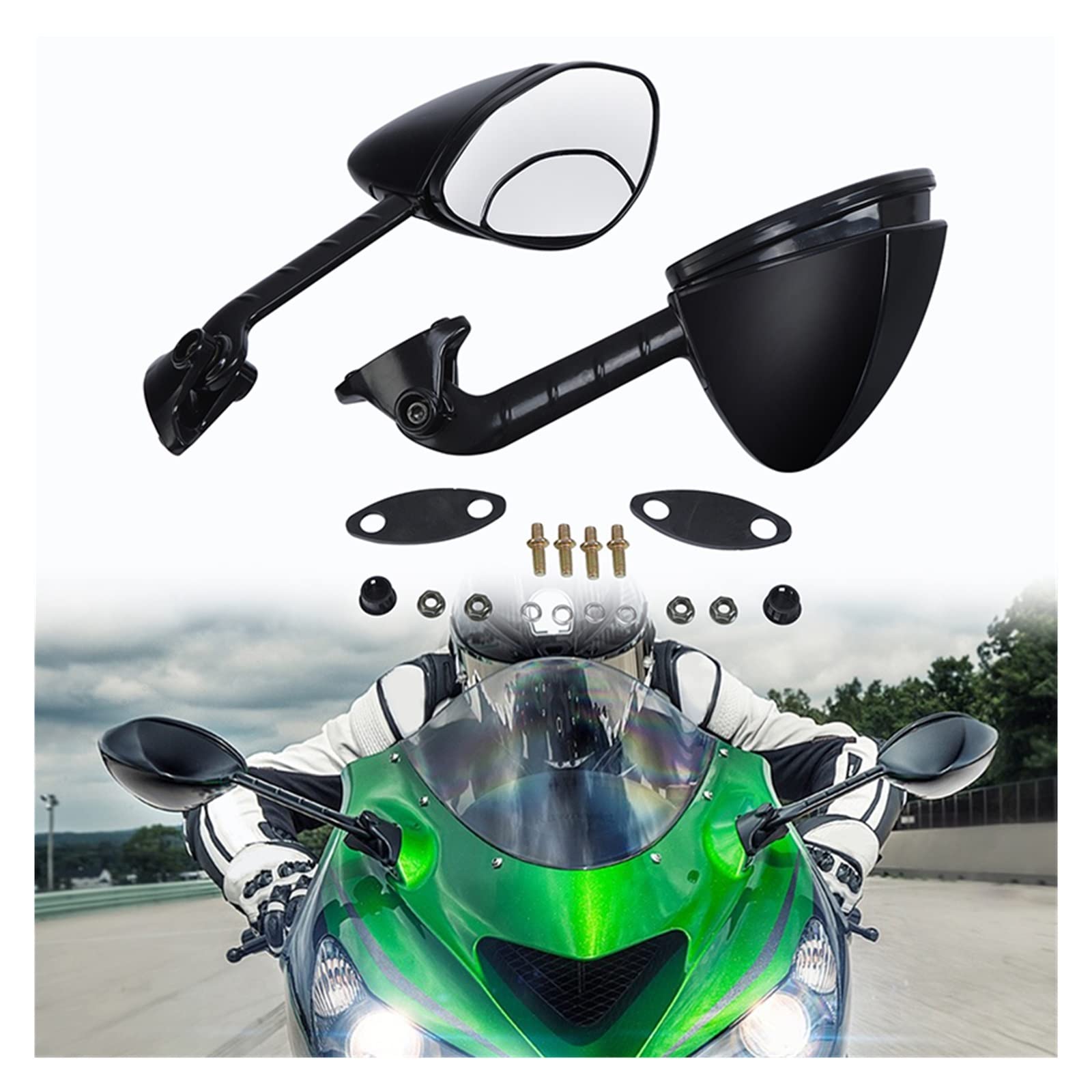 オートバイ用バックミラー サイドミラー用カワサキ用ニンジャ ZX-14R