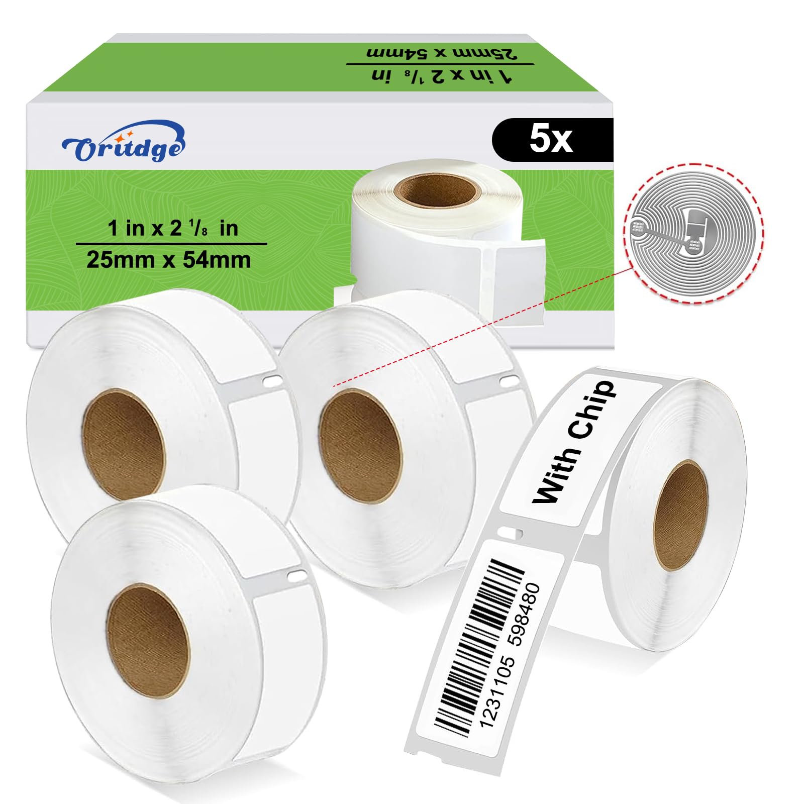Compatible Dymo LabelWriter 11352 Etiquetas para Archivo de Papel Térmico S0722520 > Consumibles